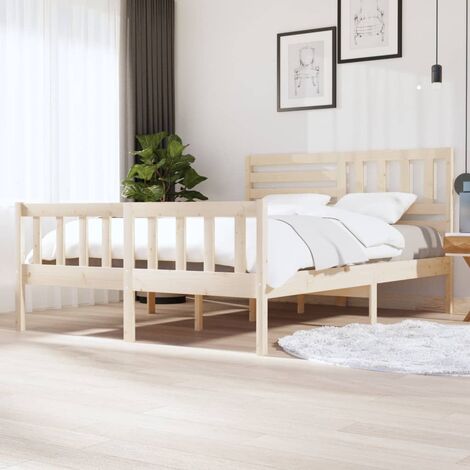 Letto matrimoniale in legno 160x200 ROYAN 