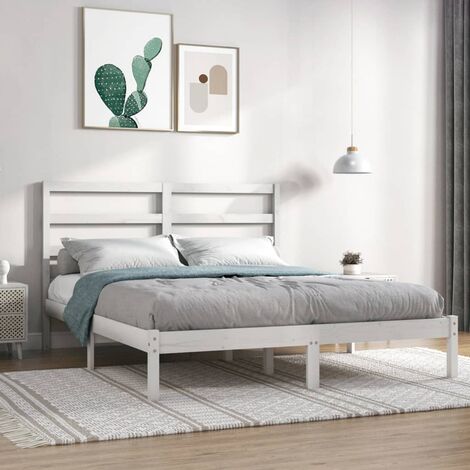 VidaXL Giroletto In Legno Massello 120x190 Cm 4FT Small Double | Leroy - 4