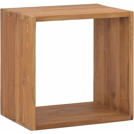 Comodino Camera da Letto - Tavolino da Salotto 40x30x40 cm in Legno  Massello di Teak BV154436 - BonneVie