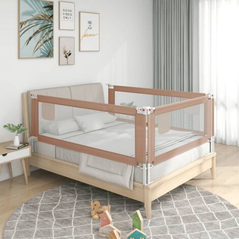 NiHome 2 Sponde Gonfiabili Per Letto Bambino Con Pompa - Impermeabili E Antiscivolo - Grigio