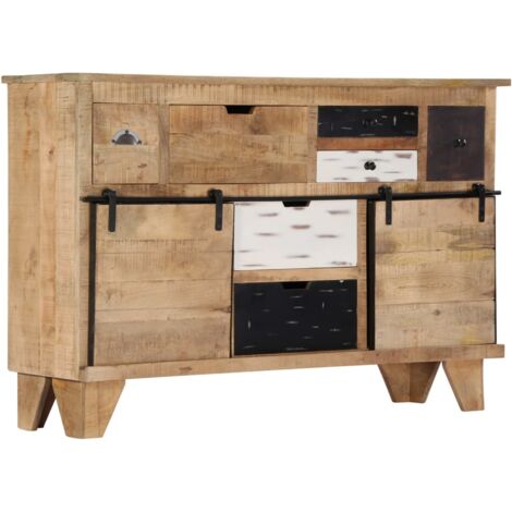 Credenza Buffet - Mobile da Cucina 140x38x90 cm in Legno Massello di Mango  BV983614 - BonneVie