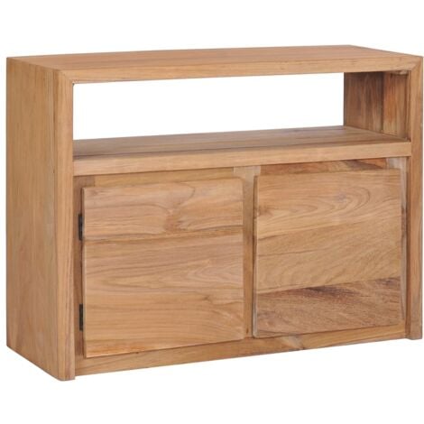 Credenza cucina teak industriale con ante scorrevoli