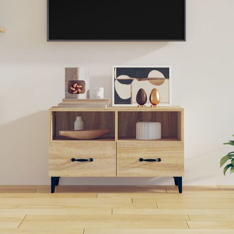 1627233 MOBILE PORTA TV Rovere Sonoma 180x34x41 cm Legno Multistrato