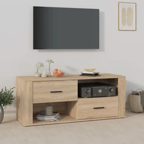 VidaXL Mobile Per TV Rovere Sonoma 100x35x40 Cm Legno Multistrato 86932008