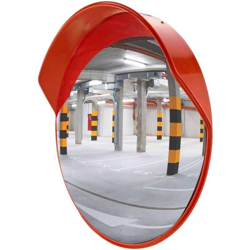 Specchio stradale parabolico infrangibile in policarbonato - ø cm