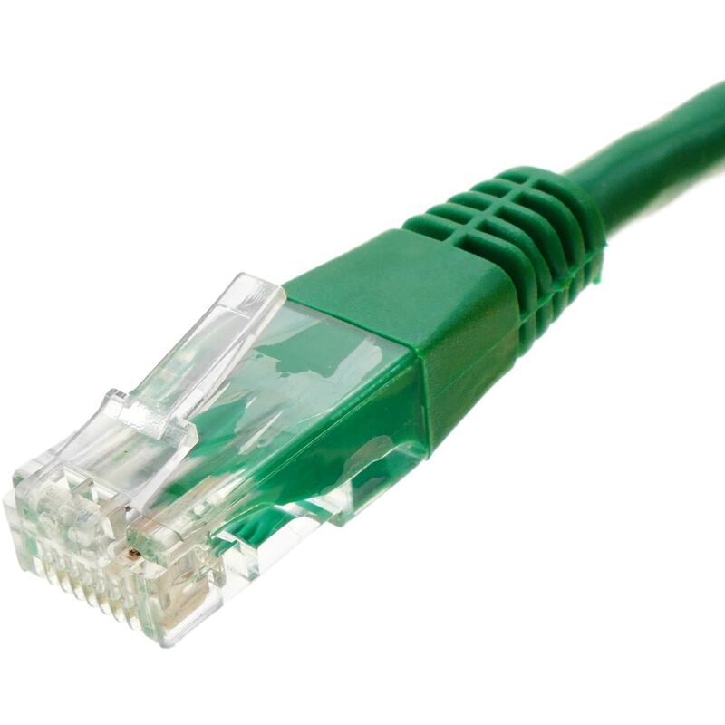 CableMarkt - Cavo di rete Cat 6 UTP RJ45 2 m in verde