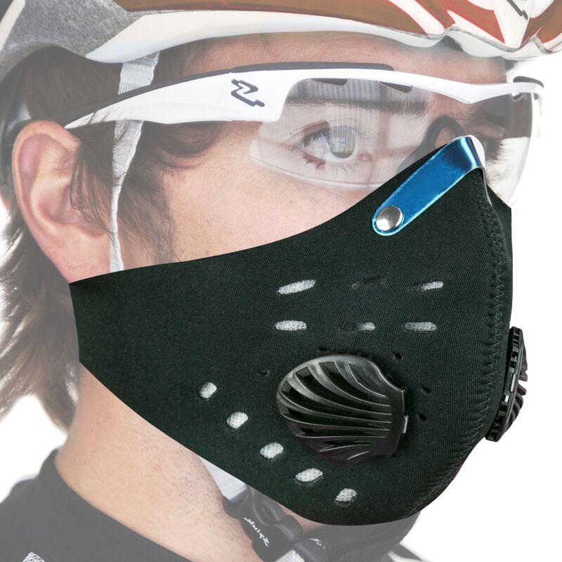 Maschera in neoprene de naso e bocca per bicicletta ciclista e