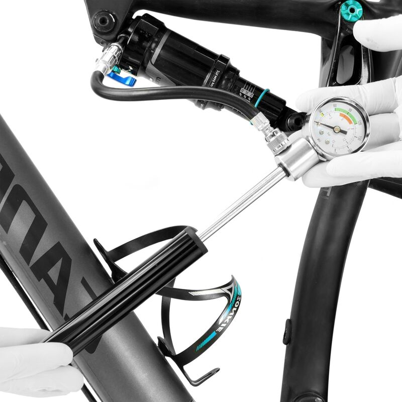 PrixPrime - Mini pompa ad aria per sospensioni e forcelle di biciclette