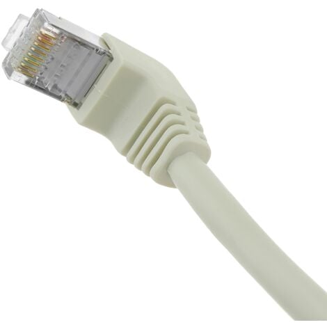 Cat6 Ethernet Calbe 90 gradi ad angolo retto bianco RJ45 cavo