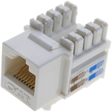 Presa a Muro con 2 Frutti RJ45 Cat.6 UTP Beige - Techly