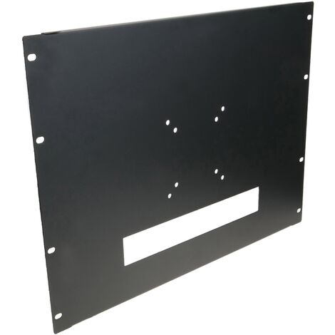 RICOO Supporto Monitor PC FS0112 Rialzo scrivania schermo piatto Piedistallo da tavolo per Laptop & Portatile Base Stand 100 x 26 x 12 cm Nero