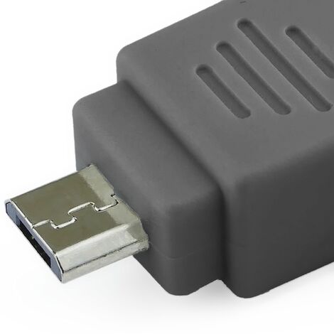 Adattatore USB tipo A femmina a USB tipo B femmina in colore nero