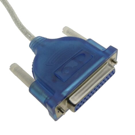 Cavi Connettori Computer Cavo Prolunga Seriale DB25 Maschio-Femmina 2,7 M - IEEE-1284 Per Stampanti E Scanner Cavo Seriale Parallelo 25 Pin 2.7 Metri - Foto 5
