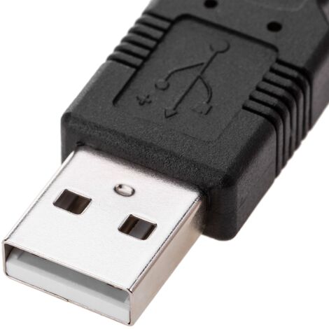 CableMarkt - Cavo prolunga USB 2.0 con connettore maschio di tipo A a 2  connettori femmina di