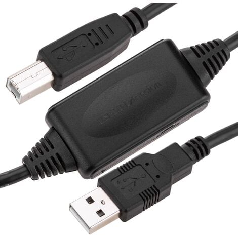 CableMarkt - Cavo di prolunga USB 2.0 con connettore maschio di tipo A a  connettore maschio di