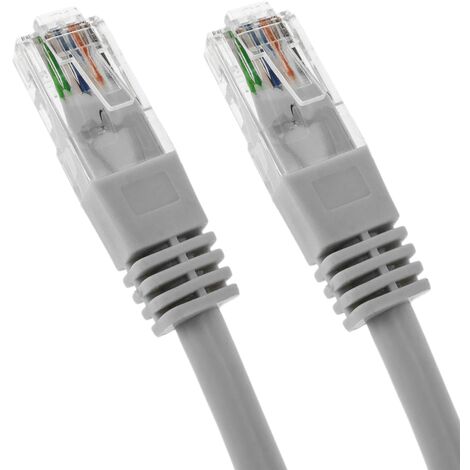 Cavo Ethernet LAN Cat. 5 UTP Incrociato | 5m Con 2 Porte RJ45 | Per Reti E Connessioni - Foto 4