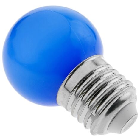 PrixPrime - Lampadina a LED E27 230VAC 1,5W 65x45mm G45 luce blu