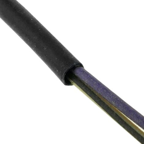 CableMarkt - Tubo termorestringente in bobina 1,6 mm nero (3 m)