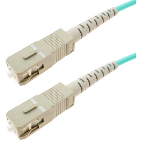 Fibra Monomodale 100m CAVO FIBRA SC/APC-SC/APC MONOMODO LSZH AMARIL 10M: Perfetto Per Collegamenti Rapidi Nelle Reti Di Telecomunicazione. Il Suo Design LSZH Riduce La Tossicità E Il Fumo Negli Incendi, Ideale Per - 6