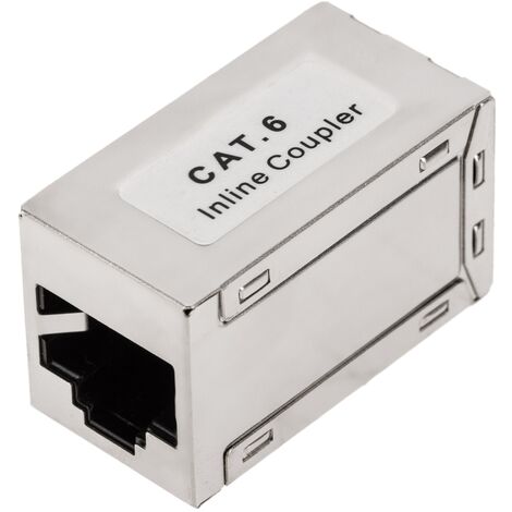 Accoppiatore RJ45 cat.6 FTP, IP68, colore nero