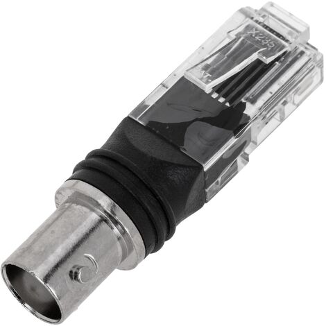 Adattatore Passante Con 2 Connettori Rj45 - 8P8C Schermato Femmina