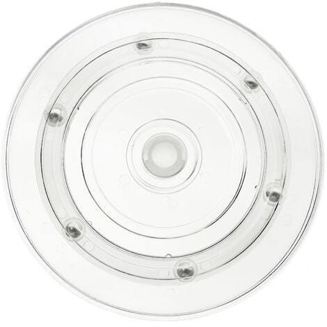 PrixPrime - Piatto girevole trasparente manuale (diametro 100 mm e