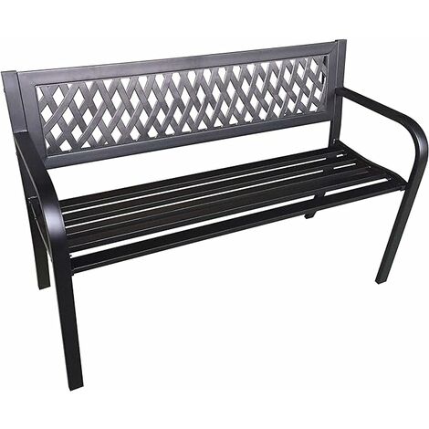 Banc de boulevard en acier (1/3)