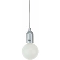 K-LIGHT LAMPE À LED ALIMENTÉE PAR BATTERIE GRAND ARGENT