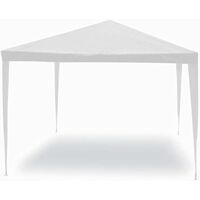 Garden – Gazebo Easy blanc 3x2 m – Structure acier tubulaire – Couverture PE 110 g/m² – Pour espaces extérieurs