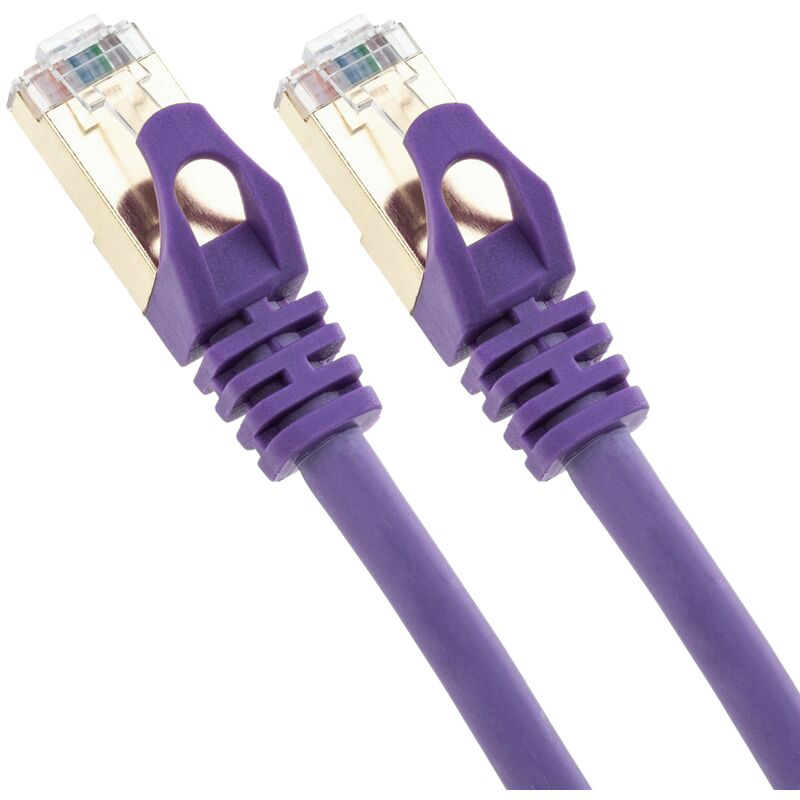 Câble Réseau Ethernet Cat.8 40gbase-t 40gb Rj45 S/ftp 1 M Patch