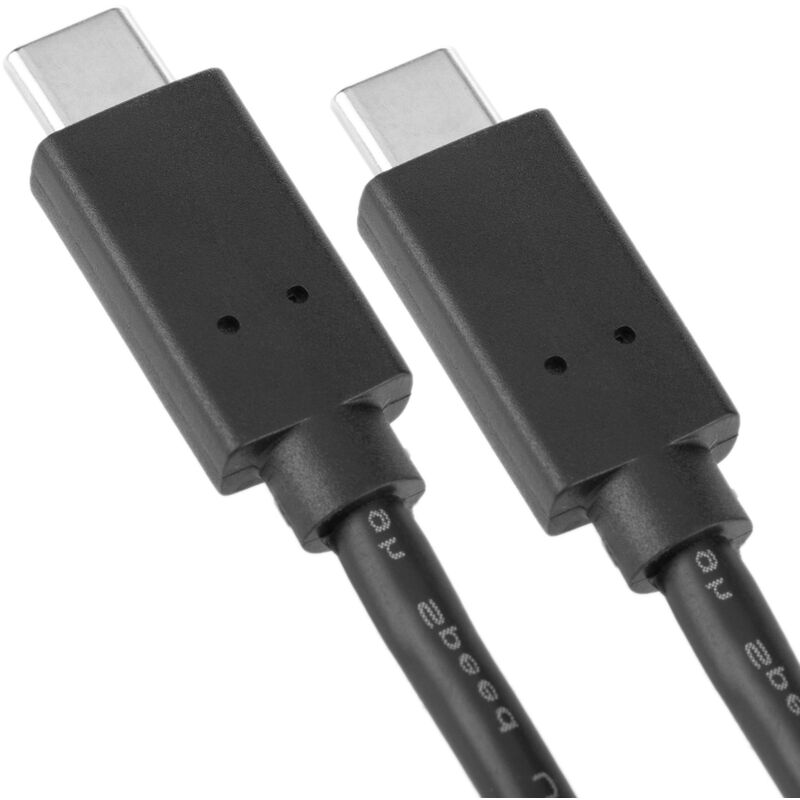 V7 Câble USB-C mâle vers USB-C mâle, noir 2m 6.6ft