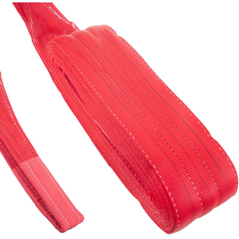 Sangle de sécurité cargo rouge 10 m x 15 cm