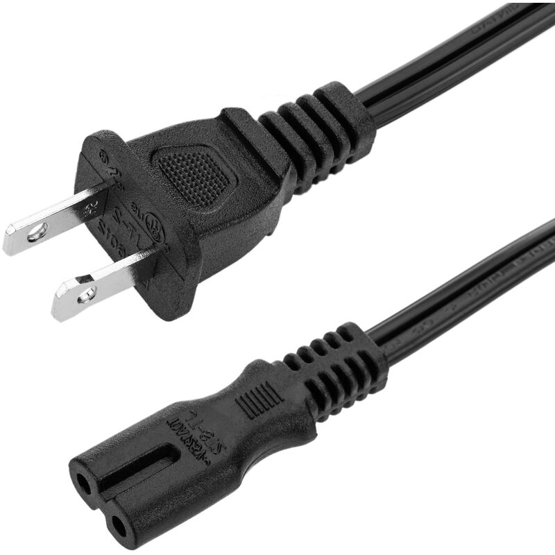 Rallonge Électrique de 1m, C14 à C13, 10A 125V, 18AWG, Rallonge de Cordon  d'Alimentation pour Ordinateur, Câble d'Alimentation CA IEC-320-C14 à