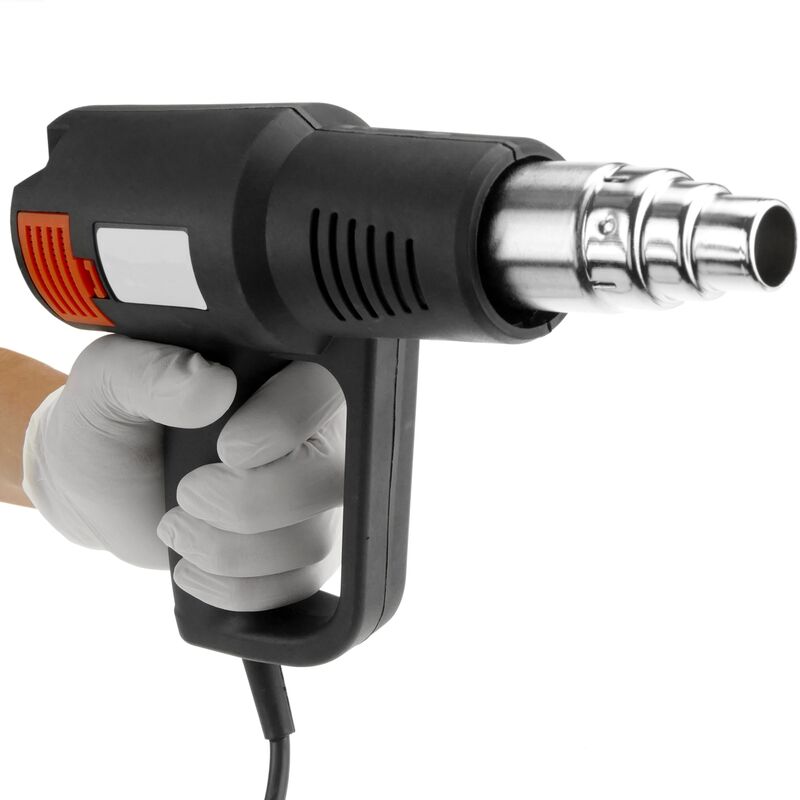 Mini Pistolet à Air Chaud, 350W Portatif Électrique Décapeur Thermique avec  Buse Réflectrice et Câble de 2m, Bricolage, Réparation Électronique,  Soudure, Décapage et Séchage d'Aquarelles
