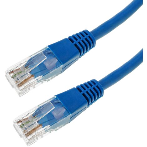 Câble réseau Bleu Cat.6 U/UTP LSZH, 1m