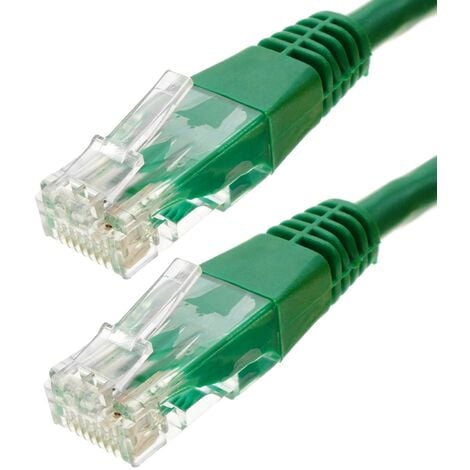 Câble d'extension de modem de routeur Ethernet mâle à mâle, patch LAN,  court, CAT6 RJ45