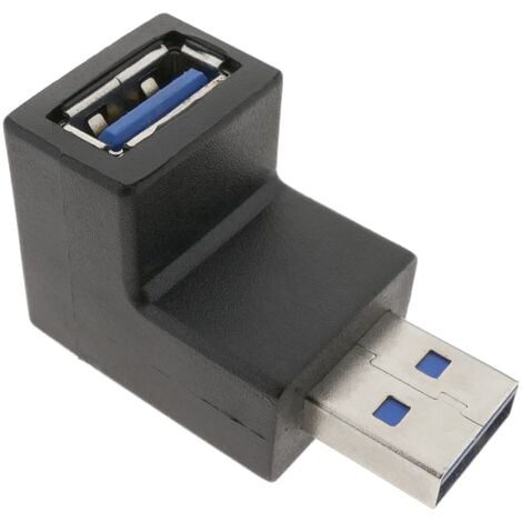 Module Adaptateur Usb Type A M Le Vers Usb Type A Femelle Avec Angle De Couleur Noire