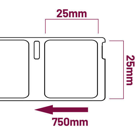 DYMO Rouleau 1000 étiquettes 24x12 mm pour labelwriter