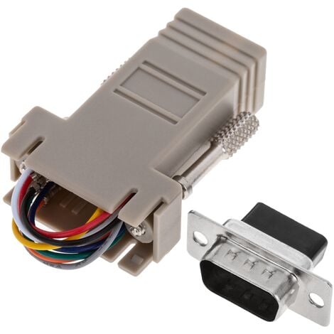 Rj45 Plug To Rj11 Bt Socket Splitter Adaptateur téléphonique