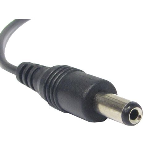 Câble d'extension d'alimentation avec connecteurs mâles DC-jack 5,5 x 2,1 mm