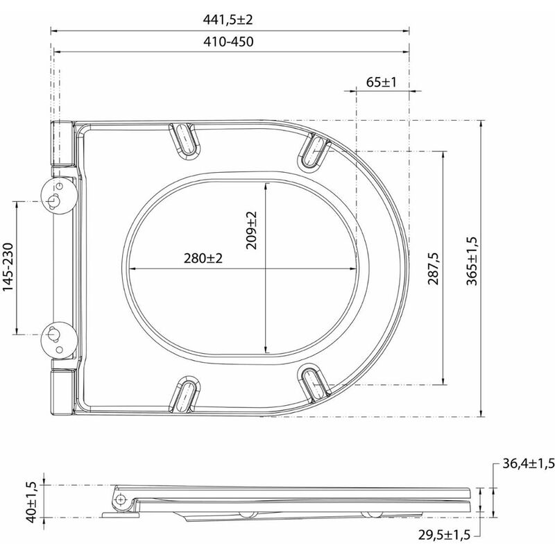 Sapho Isvea Abattant toilette Slim SoftClose rose saumon 40KF0541I S