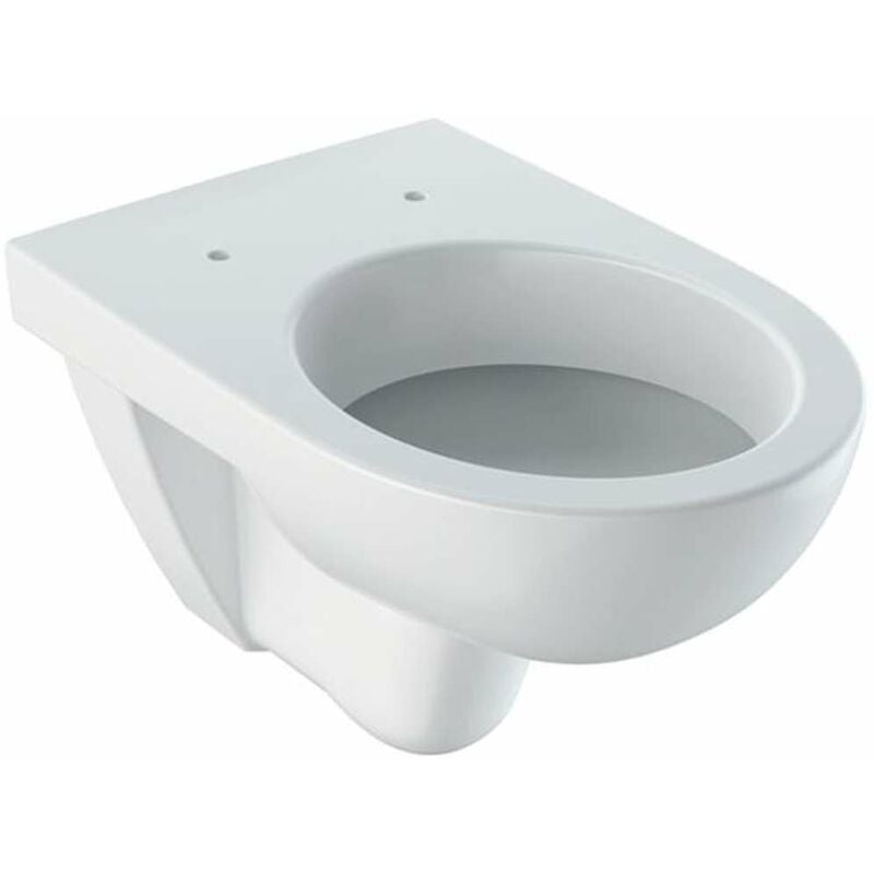 CUVETTE DE WC SUSPENDUE COMPACTE EN PORCELAINE BRIDE FERMÉE BLANC MERIDIAN  - ROCA A346248000