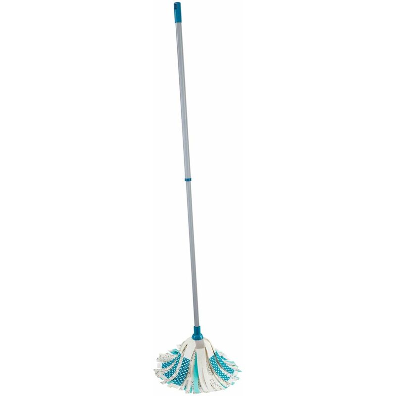 MOP 50cm Set 5 en 1/Microfibre/RASANT/Support de balai manche télescopique