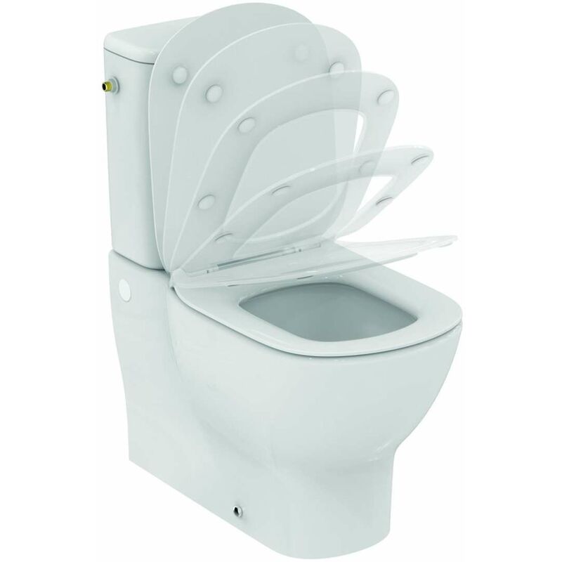 Ideal Standard Tesi Abattant WC ultra fin, Blanc (T352801)