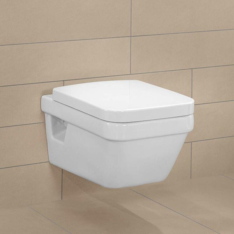 Villeroy & Boch Subway 2.0 - Abattant de WC Comfort, SoftClosing, blanc  alpin 8M34S101