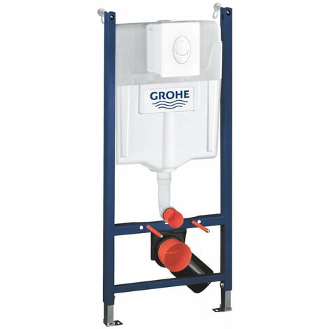 Grohe Solido - Set de bâti-support, cuvette et abattant softclose, plaque de déclenchement Skate Air, blanc alpin 39116000