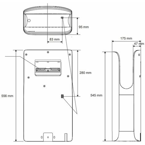 Jet Dryer Sèche-mains - Sèche-mains à lame d’air Light, blanc 8596220013309