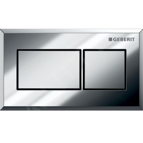 Geberit Systèmes de chasse d’eau - Déclenchement à distance pneumatique, pour rinçage double touche, chrome brillant / chrome (1/3)