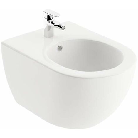 Ravak Chrome - Bidet suspendu, 360x510 mm, 1 trou pour robinetterie, blanc X01517 (1/5)