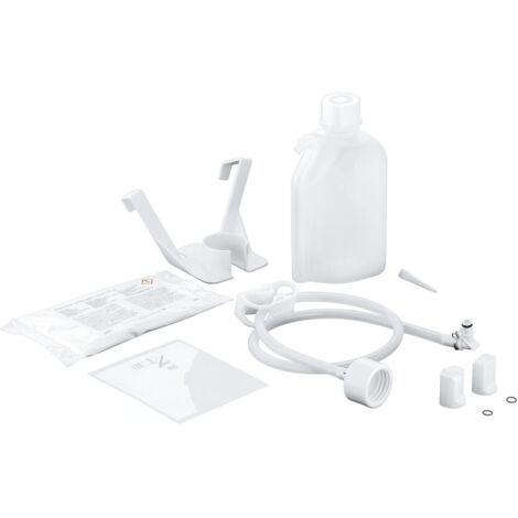 Grohe – Kit de détartrage pour toilette Sensia Arena – 80g détartrant – Tuyau avec valve – Buses de douche standard et féminine incluses